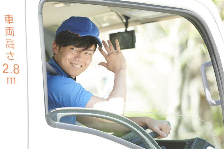 《江東区》週払いOK・3ｔ車での百貨店へのチルド品配送ドライバー！（高時給・短時間1:30～9:00）