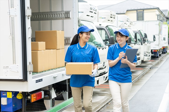 《相模原市中央区》週払いOK・3ｔ車でのお肉の店舗配送ドライバー！（週休2日・高時給）